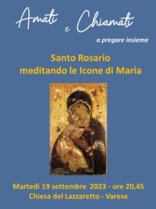 Santo Rosario meditando le Icone di Maria