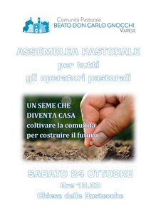 2026 – Assemblea operatori pastorali