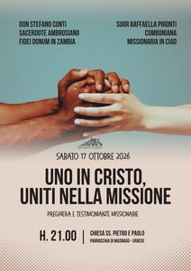 Uno in Cristo, uniti nella Missione